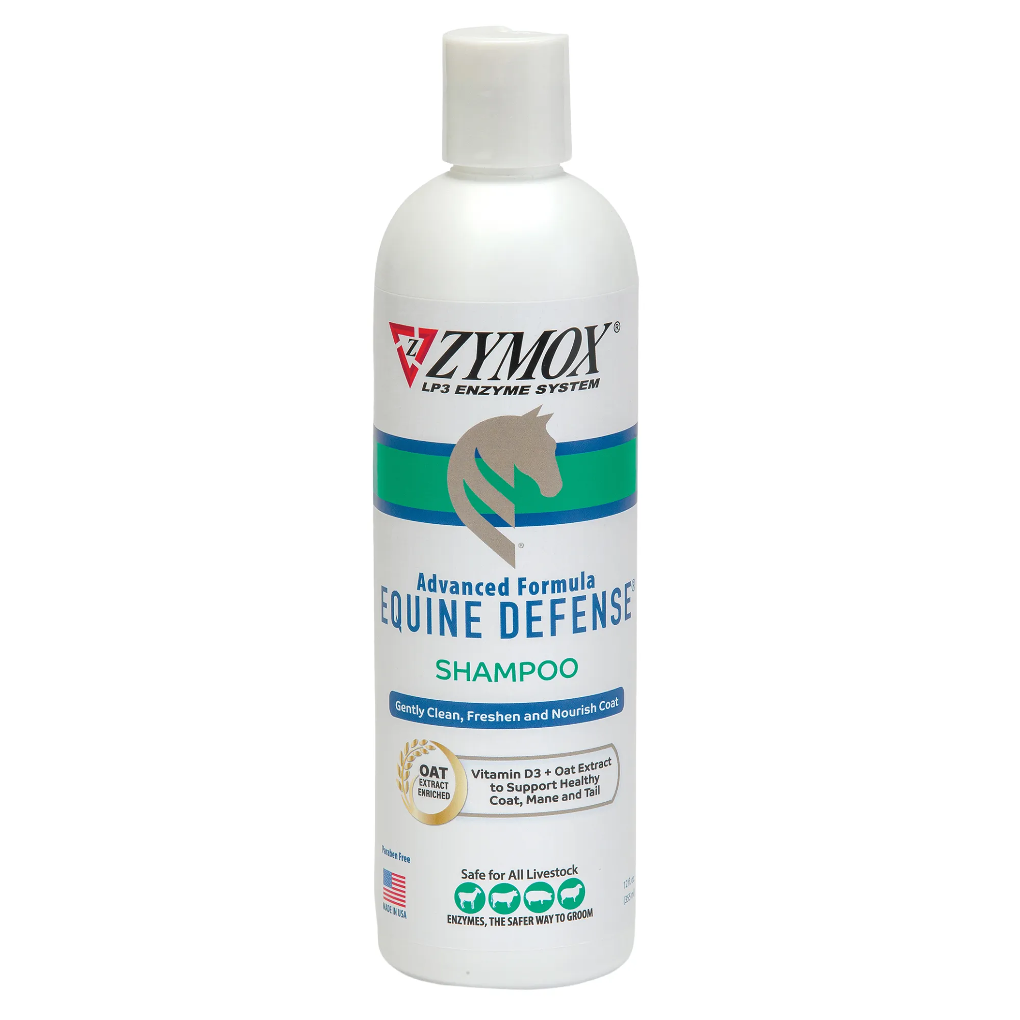Equine Defense Advanced Formula Shampoo, Authentic Product Made in the USA - 12 oz