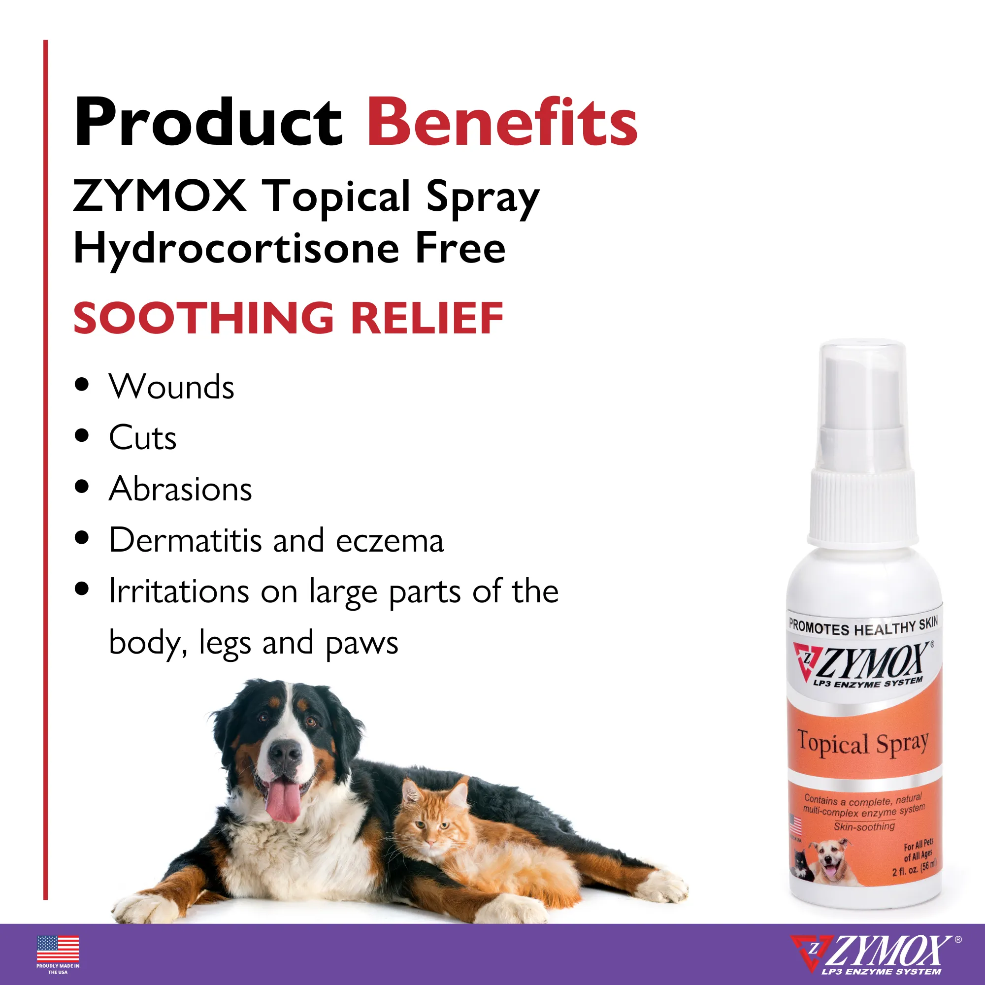 ZYMOX® Topical Spray Hydrocortisone Free
