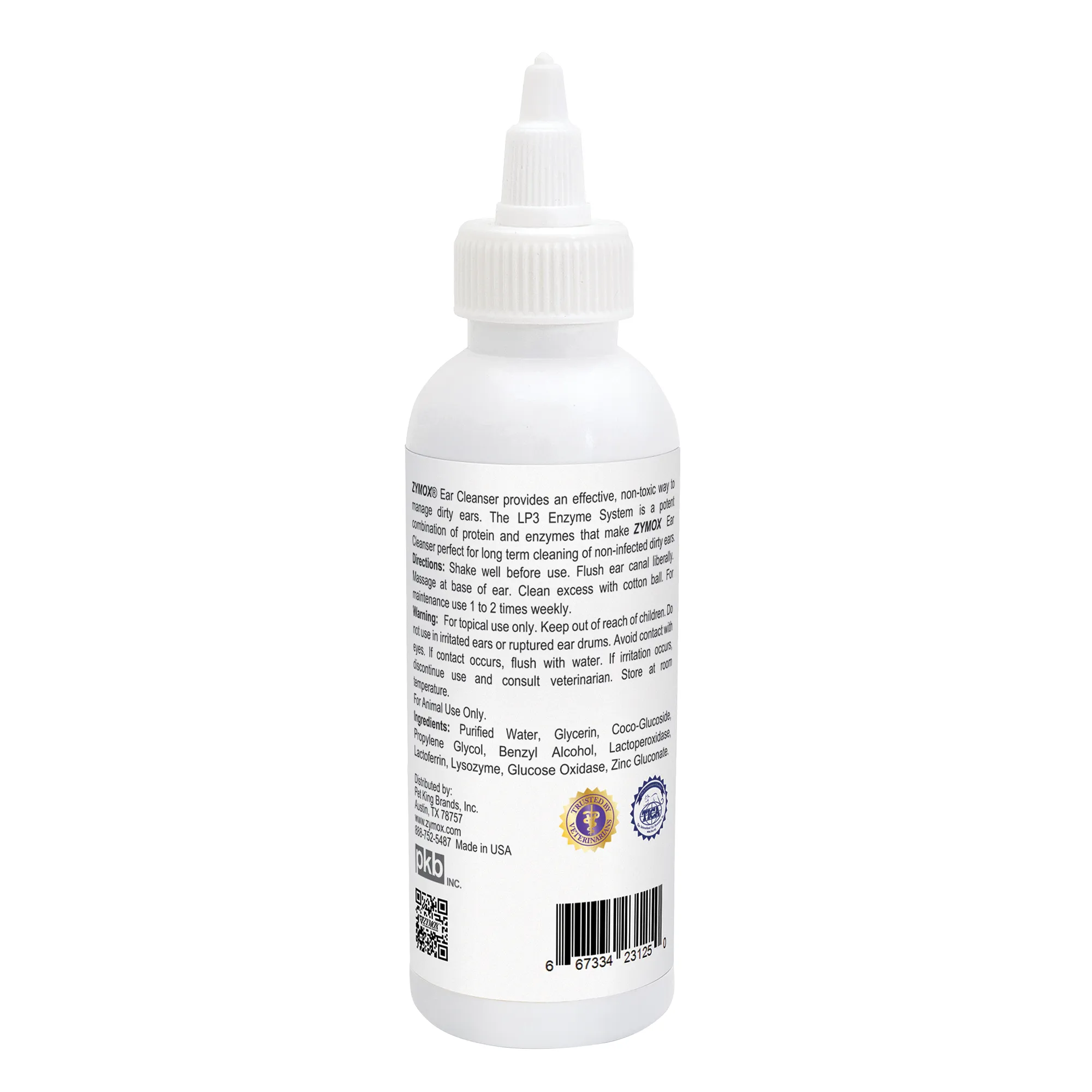 ZYMOX Enzymatic Ear Cleanser, Authentic Product Made in the USA - 4 oz