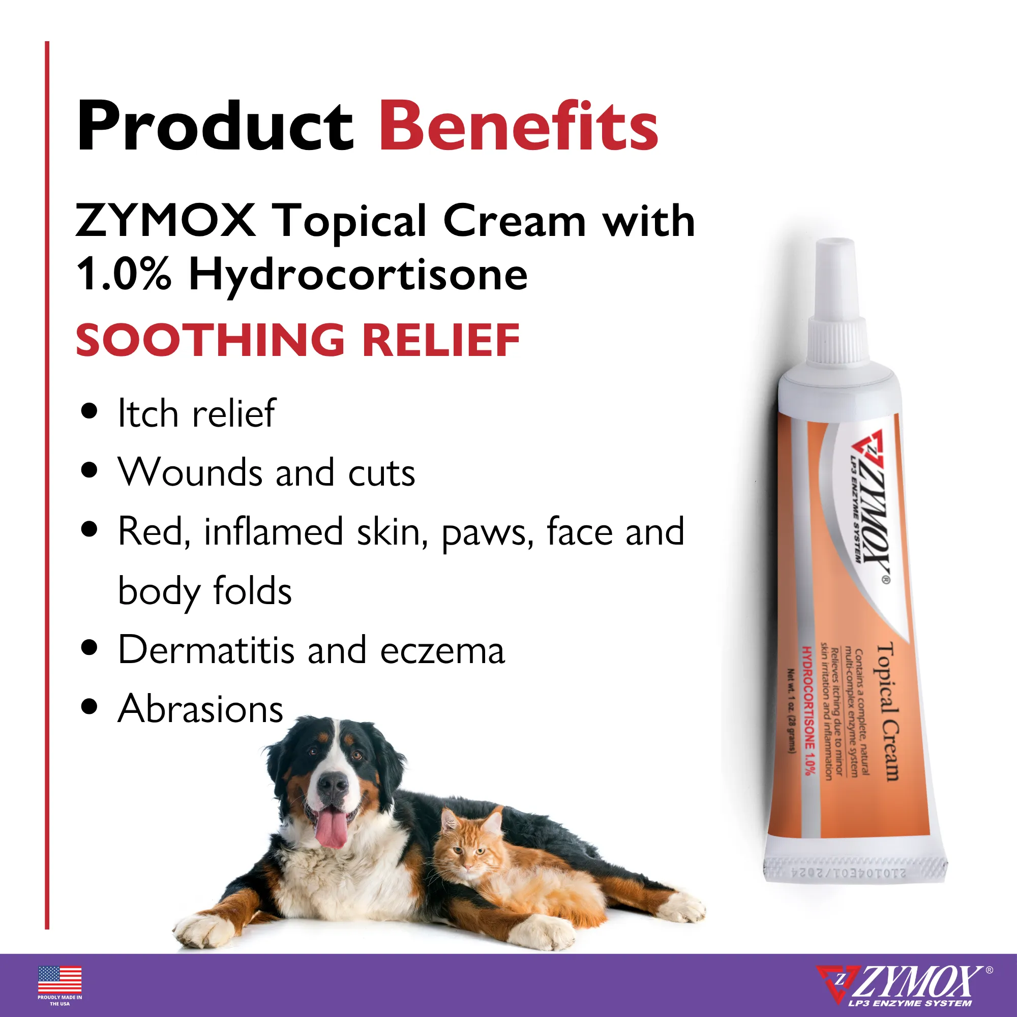 ZYMOX® Topical Cream with 1% Hydrocortisone