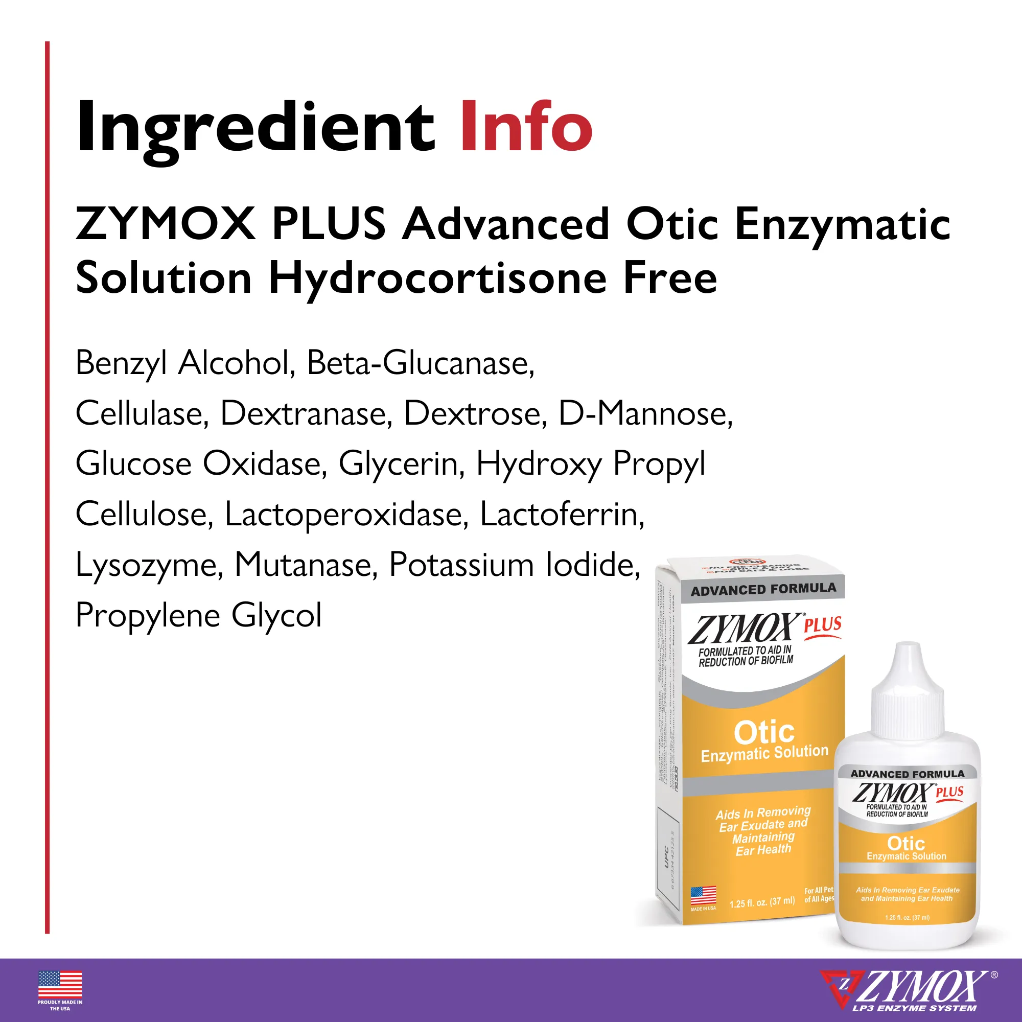 ZYMOX PLUS Advanced Otic Enzymatic Solution Hydrocortisone Free