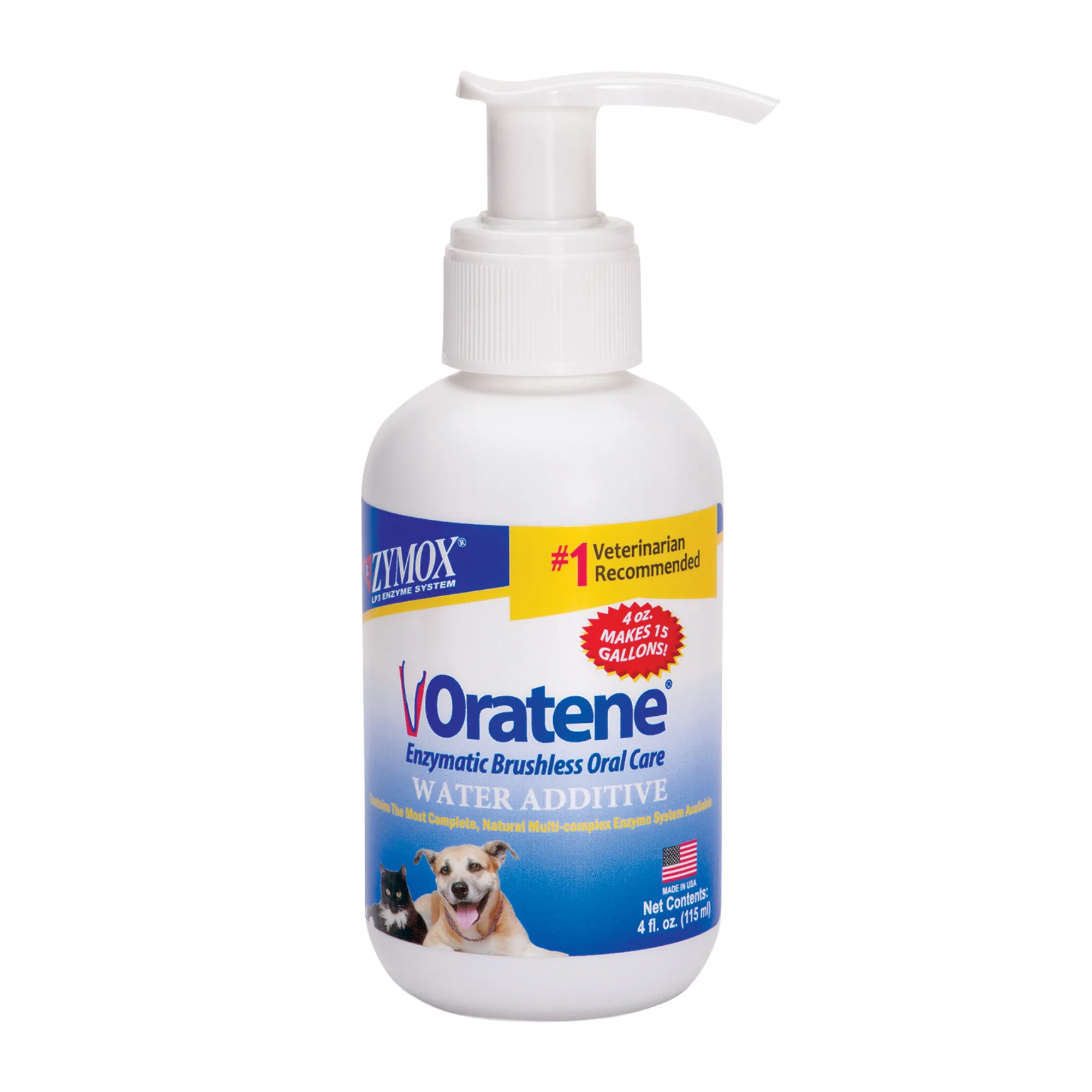 Oratene® Enzymatic Brushless Water Additive, Authentic Product Made in the USA - 4 oz