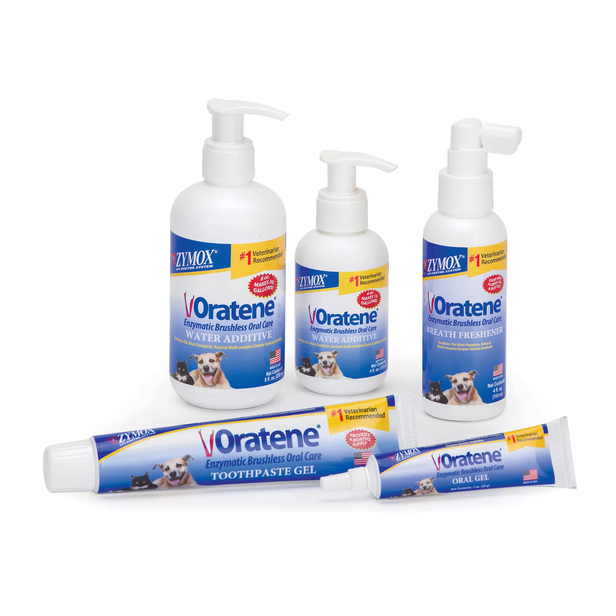 Oratene® Enzymatic Brushless Water Additive, Authentic Product Made in the USA - 4 oz