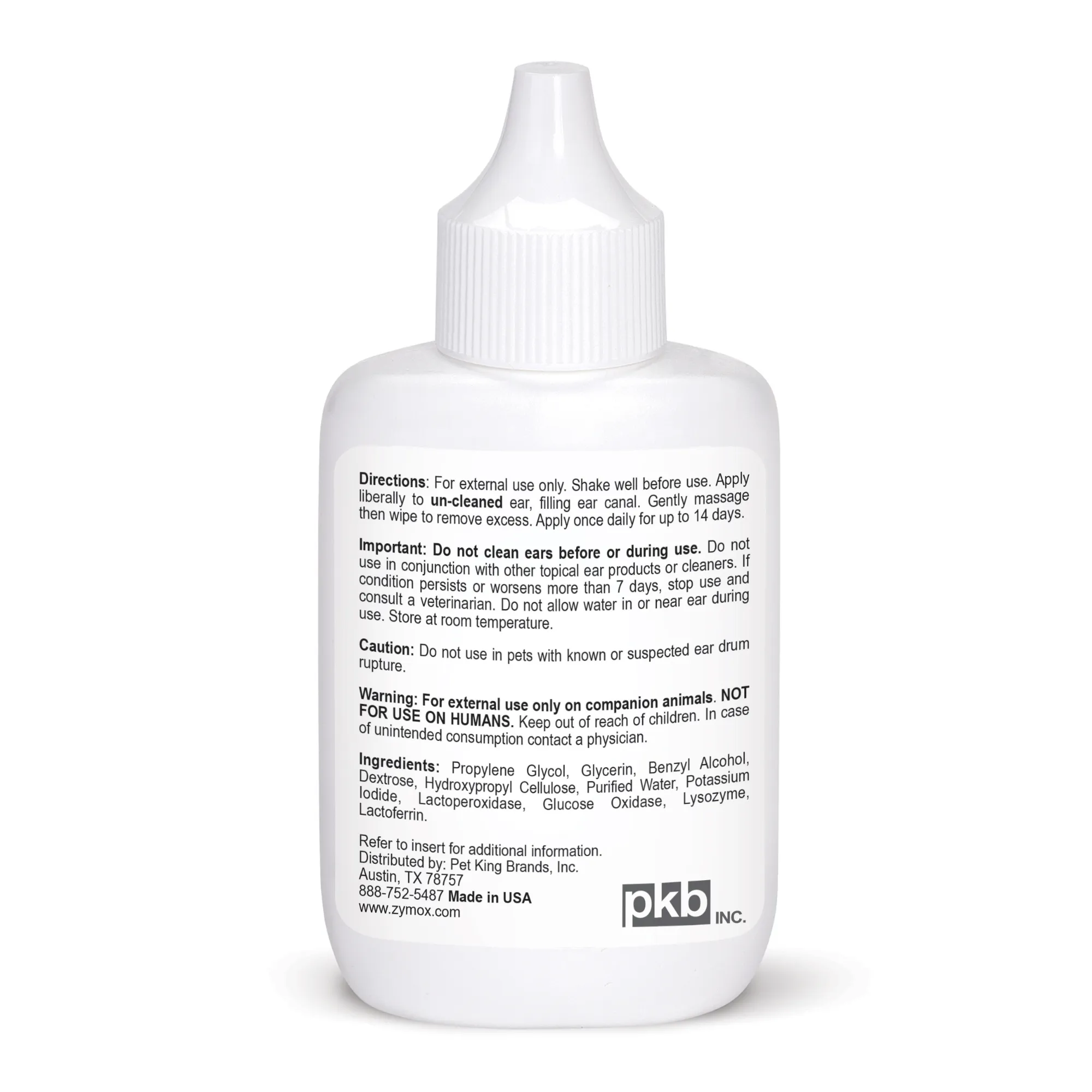 ZYMOX Enzymatic Ear Solution Hydrocortisone Free