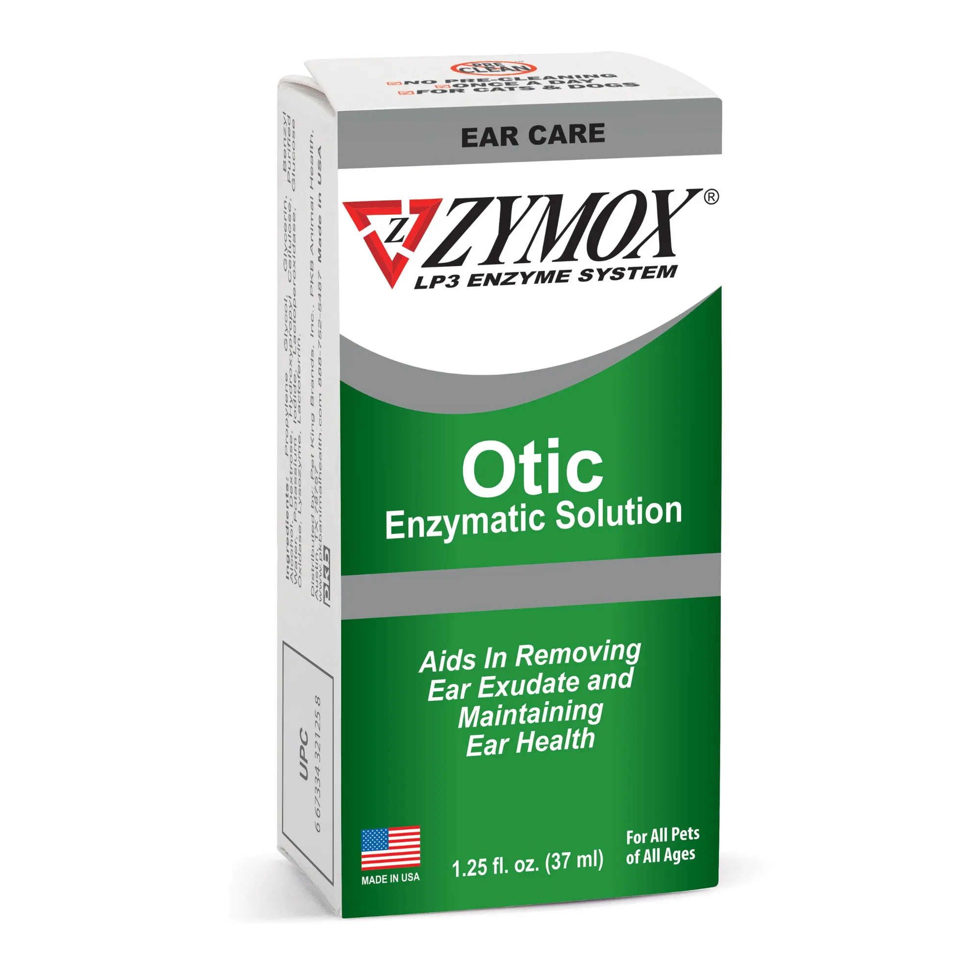 ZYMOX Otic Enzymatic Solution, Authentic Product Made in the USA - 1.25 oz