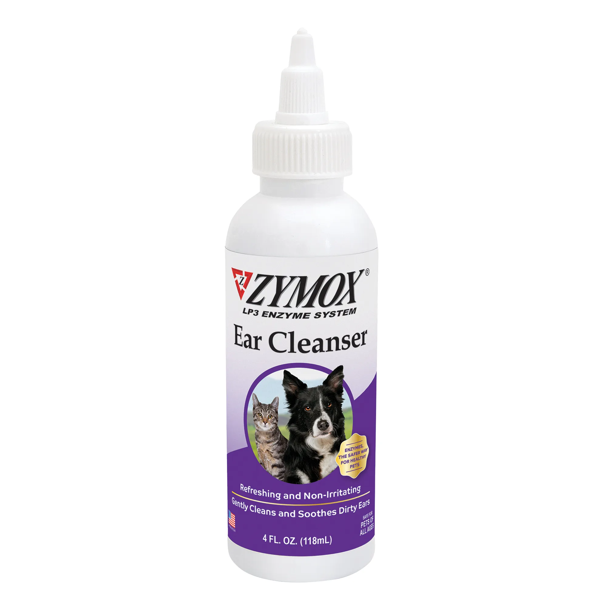 ZYMOX Enzymatic Ear Cleanser, Authentic Product Made in the USA - 4 oz