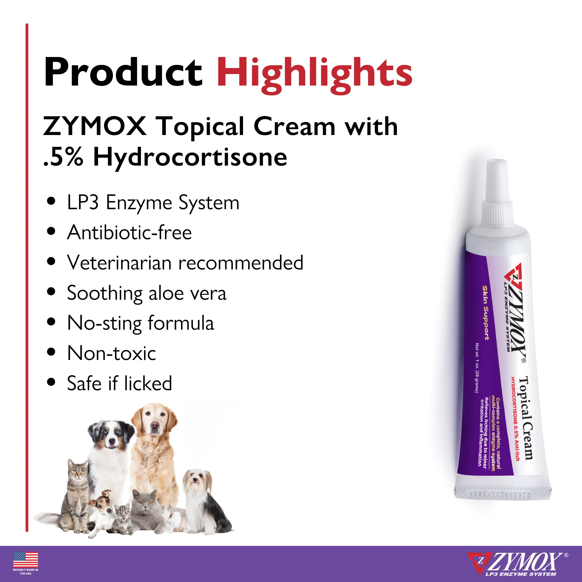 ZYMOX® Topical Cream with .5% Hydrocortisone