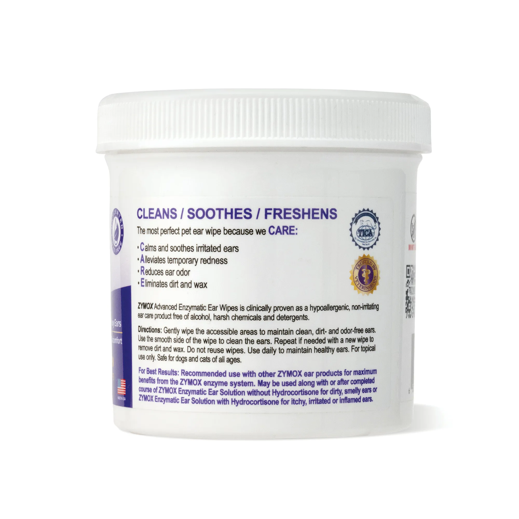 ZYMOX Advanced Enzymatic Ear Wipes