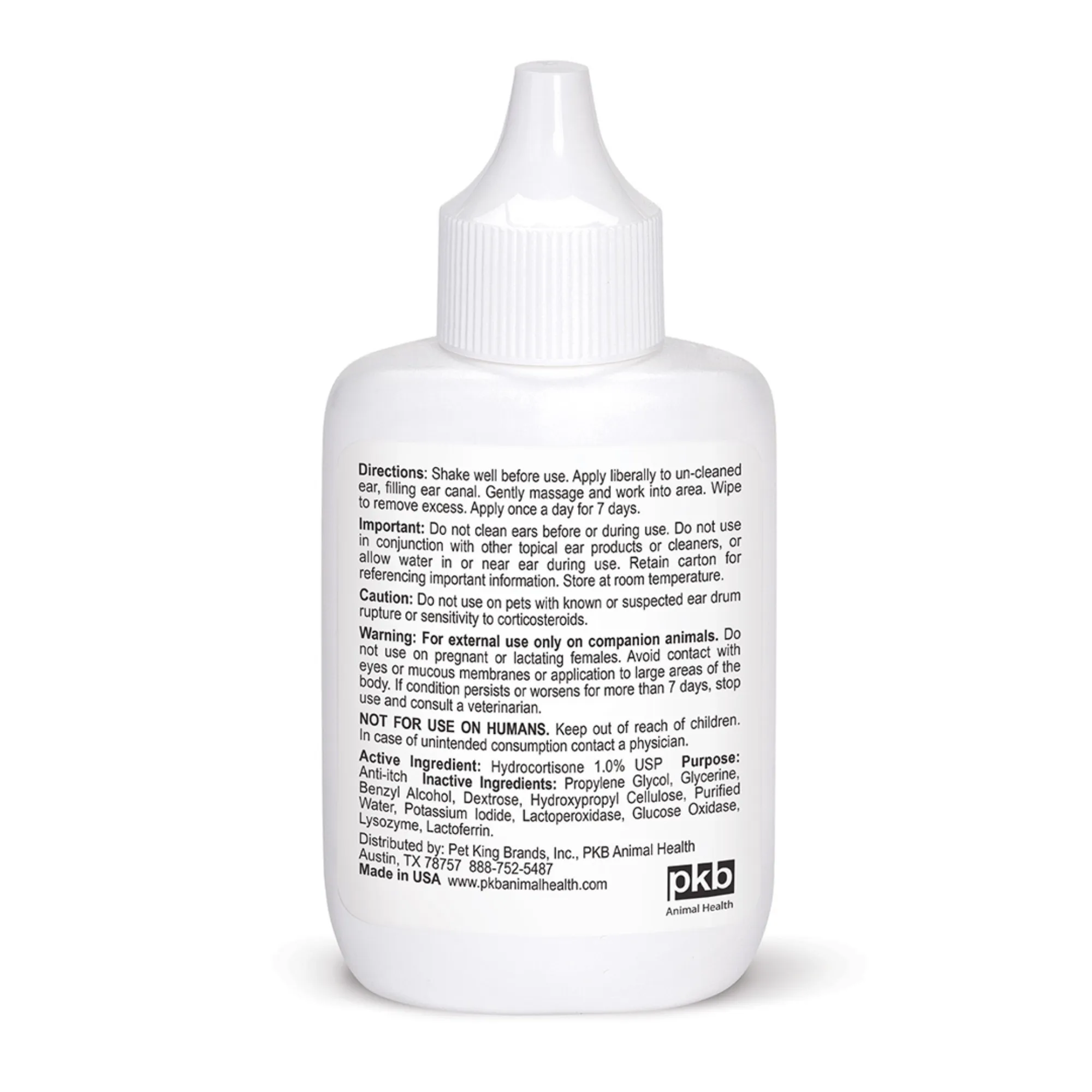 ZYMOX Otic Enzymatic Solution With 1% Hydrocortisone, Authentic Product Made in the USA - 1.25 oz