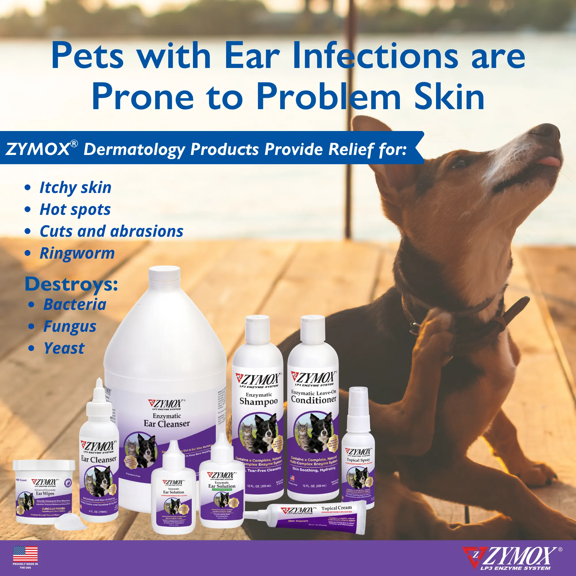 ZYMOX Enzymatic Ear Solution Hydrocortisone Free