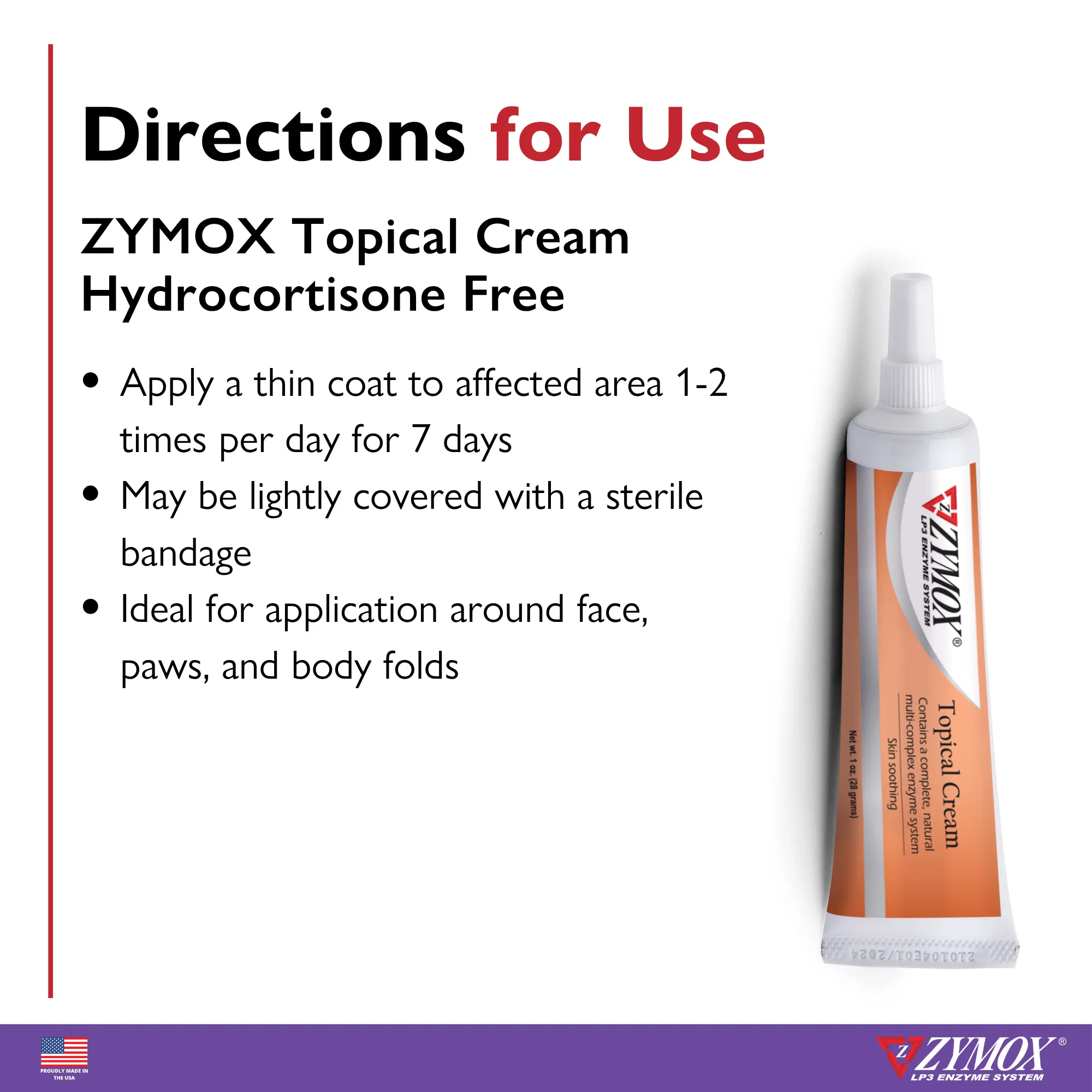 ZYMOX® Topical Cream Hydrocortisone Free
