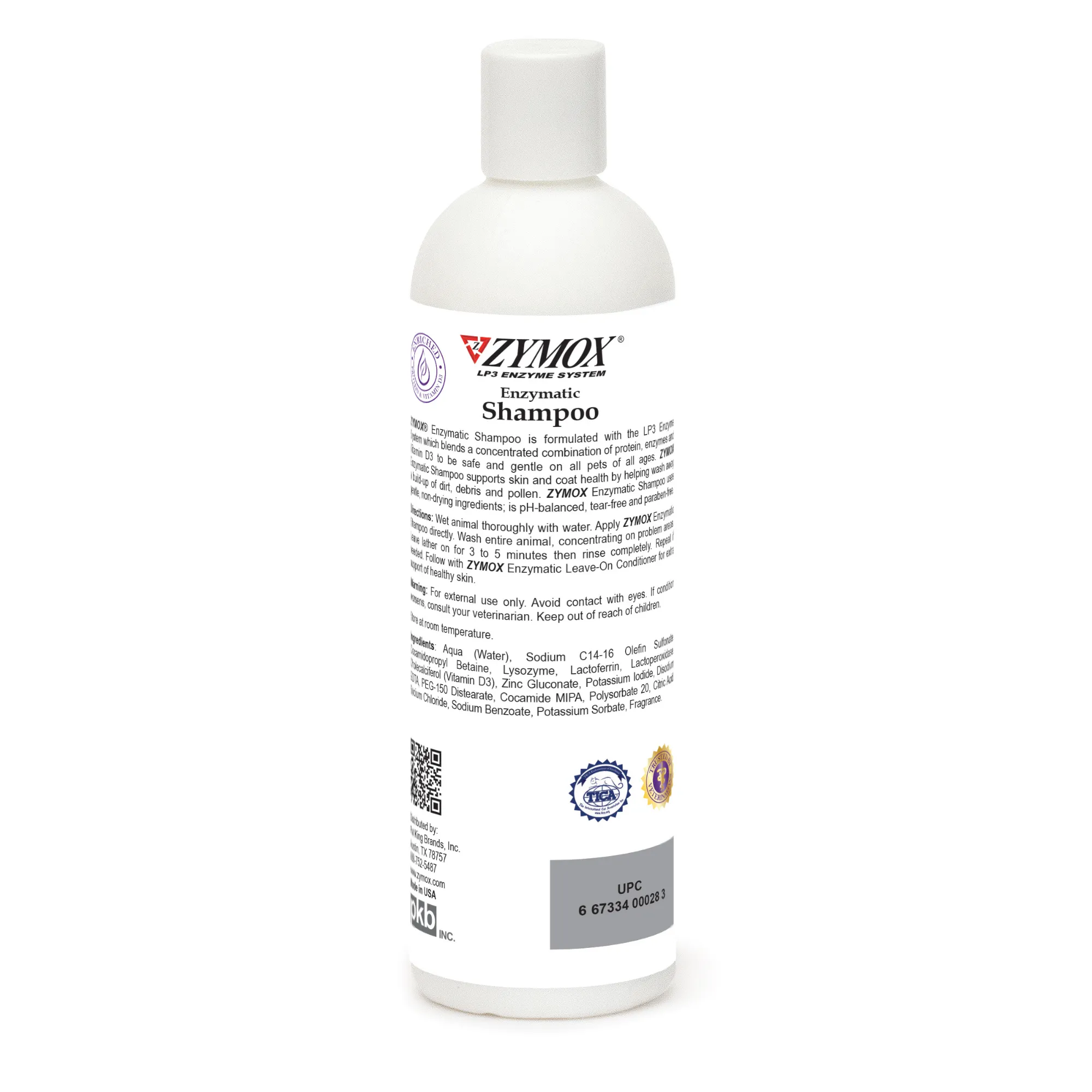 ZYMOX® Enzymatic Shampoo, Authentic Product Made in the USA - 12 oz
