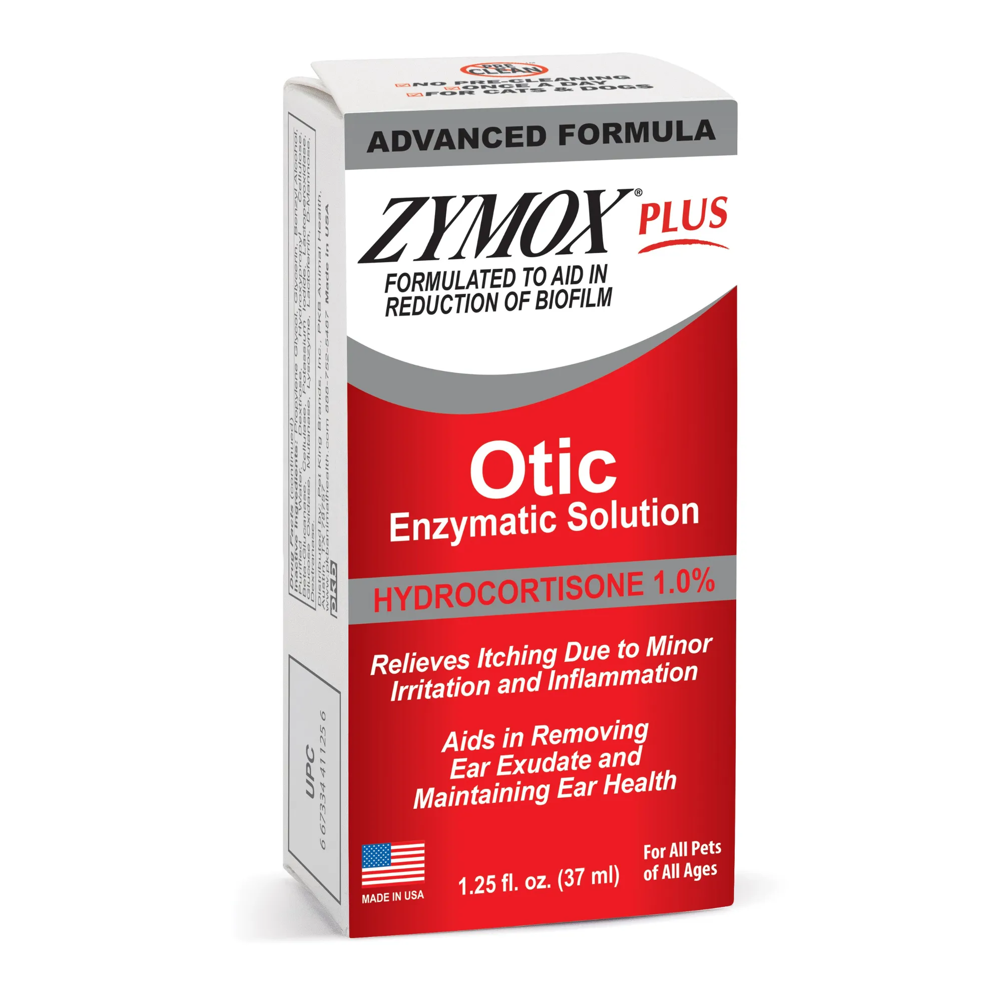 ZYMOX PLUS Advanced Otic Enzymatic Solution with 1% Hydrocortisone