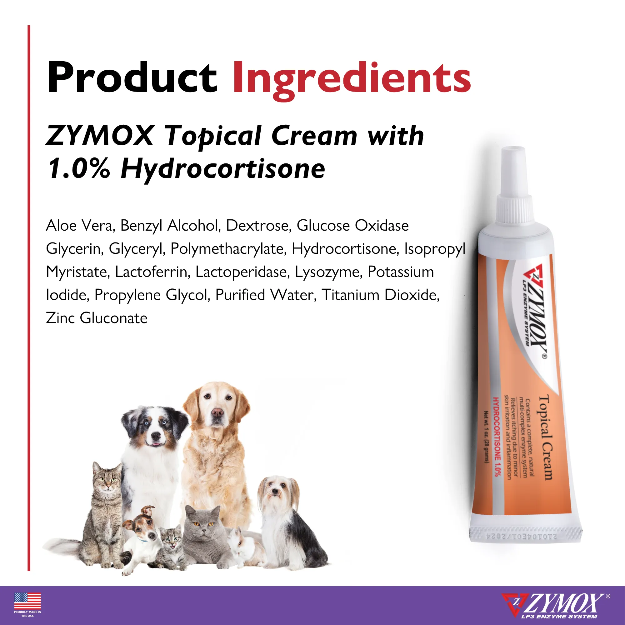 ZYMOX® Topical Cream with 1% Hydrocortisone