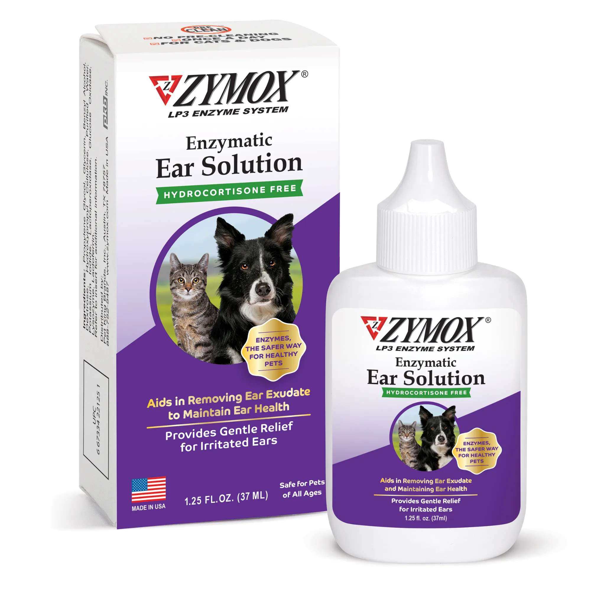 ZYMOX Enzymatic Ear Solution Hydrocortisone Free
