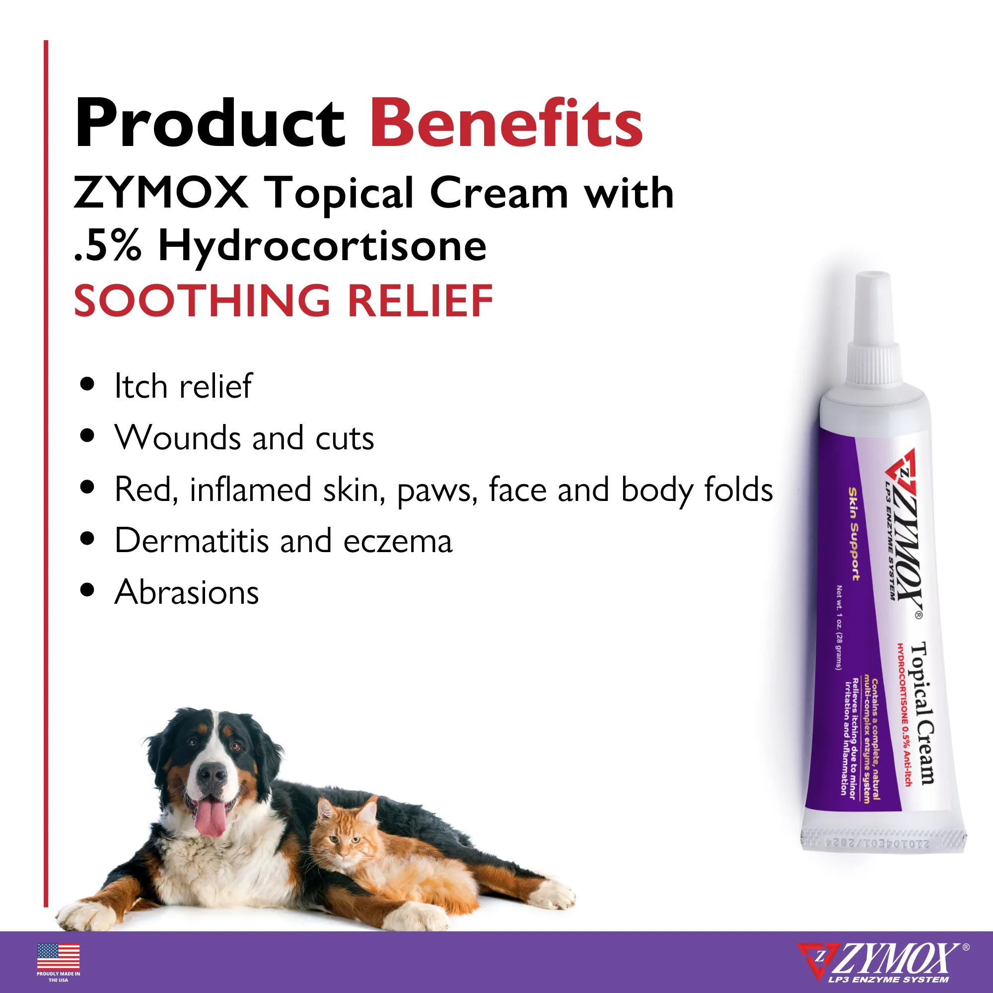ZYMOX® Topical Cream with .5% Hydrocortisone
