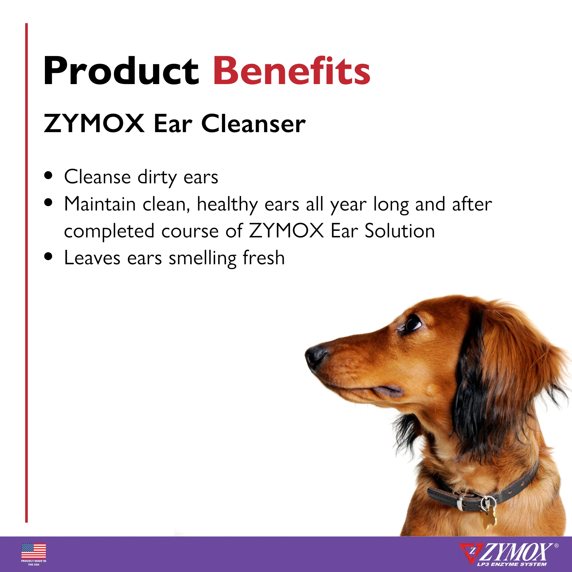 ZYMOX Enzymatic Ear Cleanser, Authentic Product Made in the USA - 4 oz