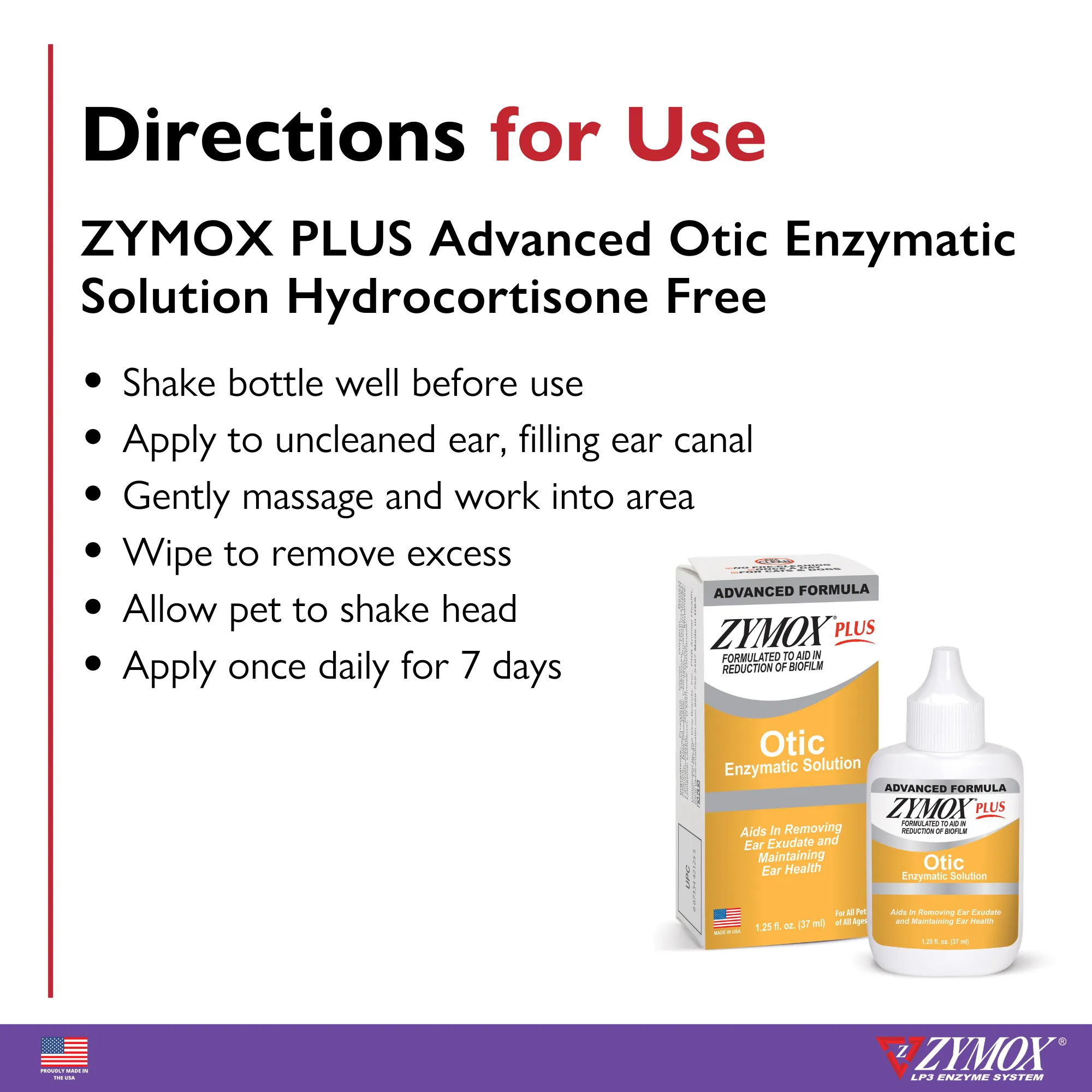 ZYMOX PLUS Advanced Otic Enzymatic Solution Hydrocortisone Free