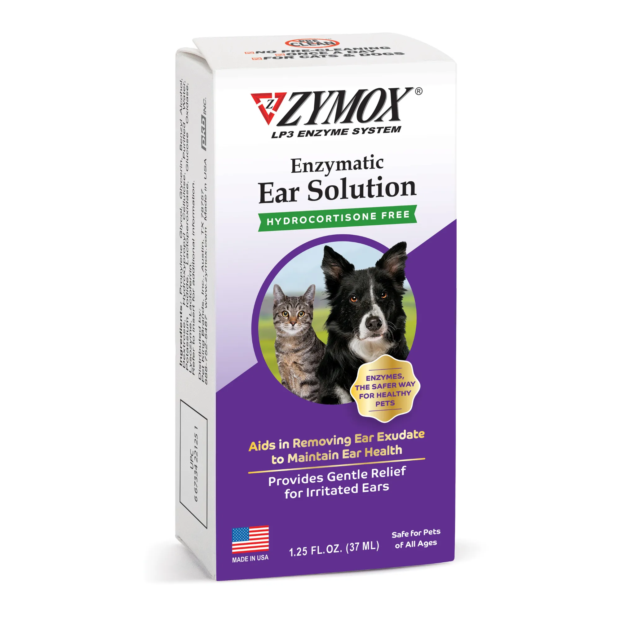 ZYMOX Enzymatic Ear Solution Hydrocortisone Free