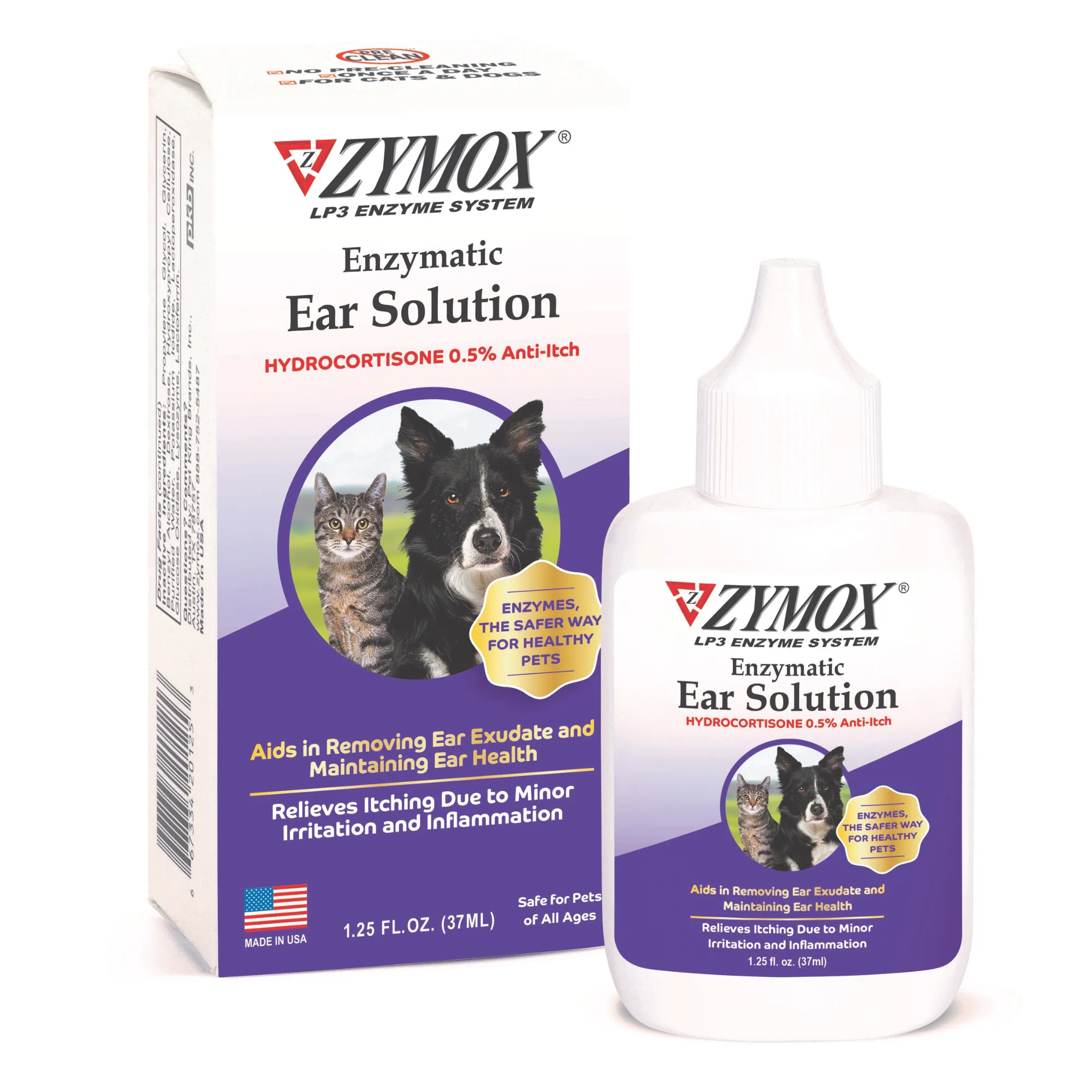 ZYMOX Enzymatic Ear Solution with 0.5% Hydrocortisone