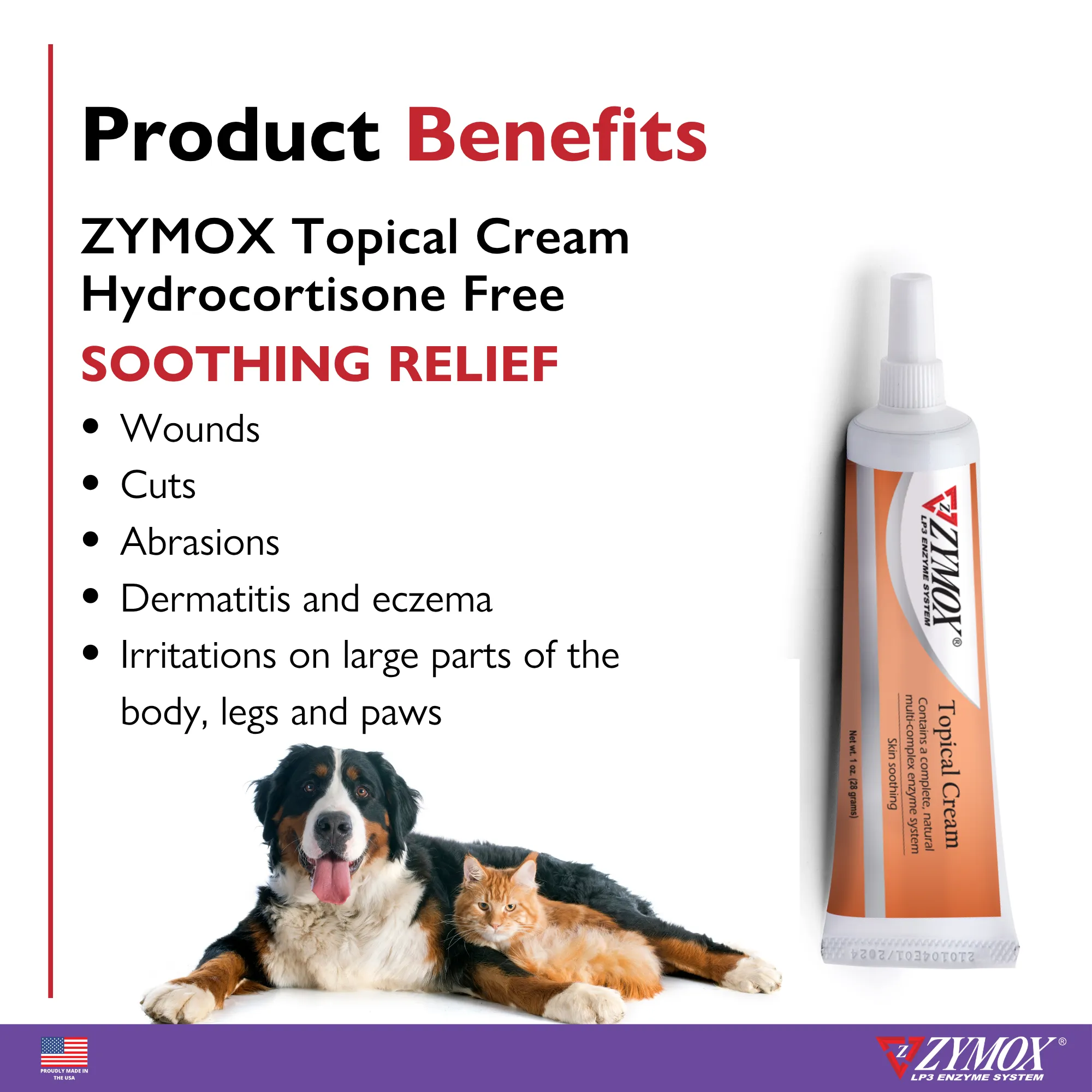 ZYMOX® Topical Cream Hydrocortisone Free