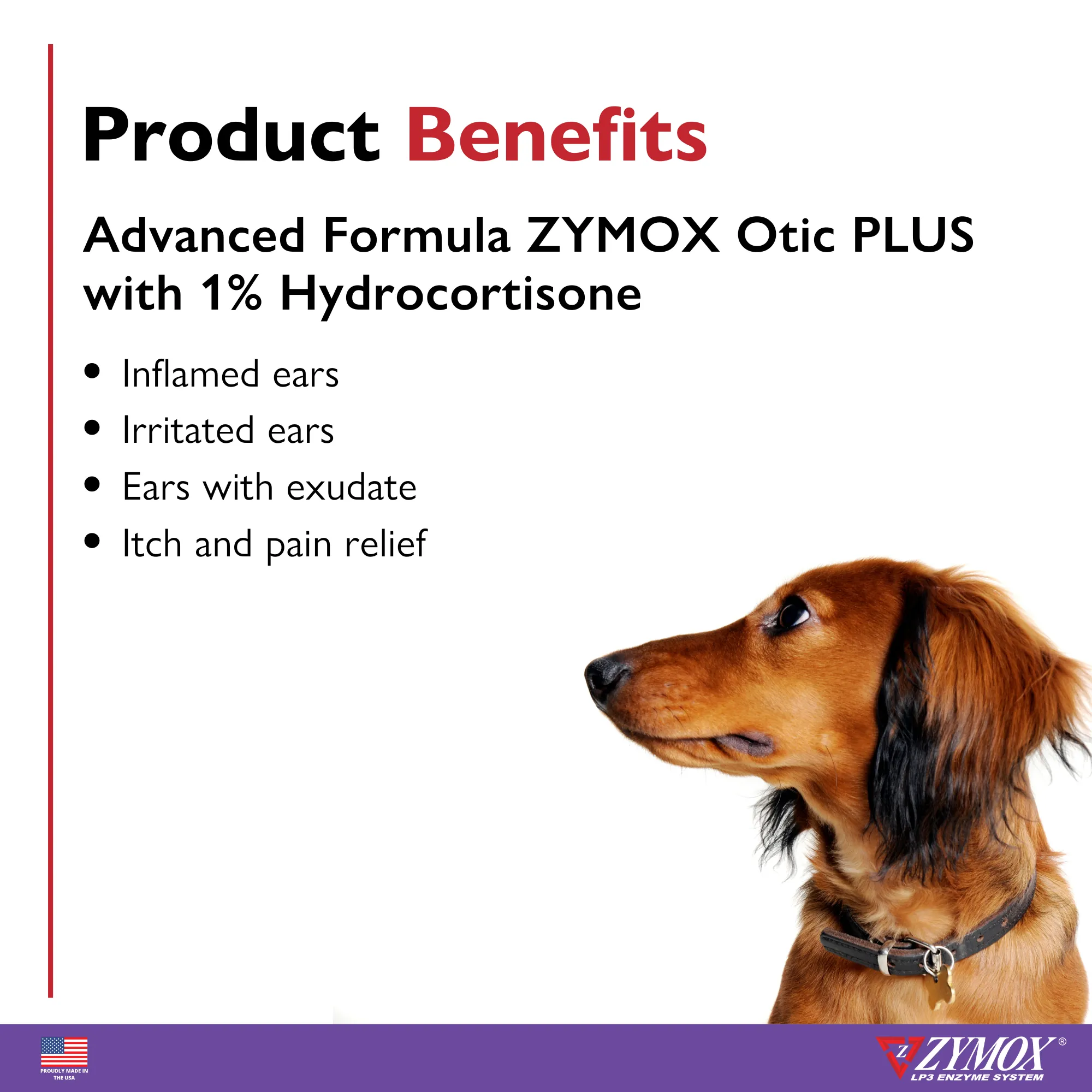 ZYMOX PLUS Advanced Otic Enzymatic Solution with 1% Hydrocortisone