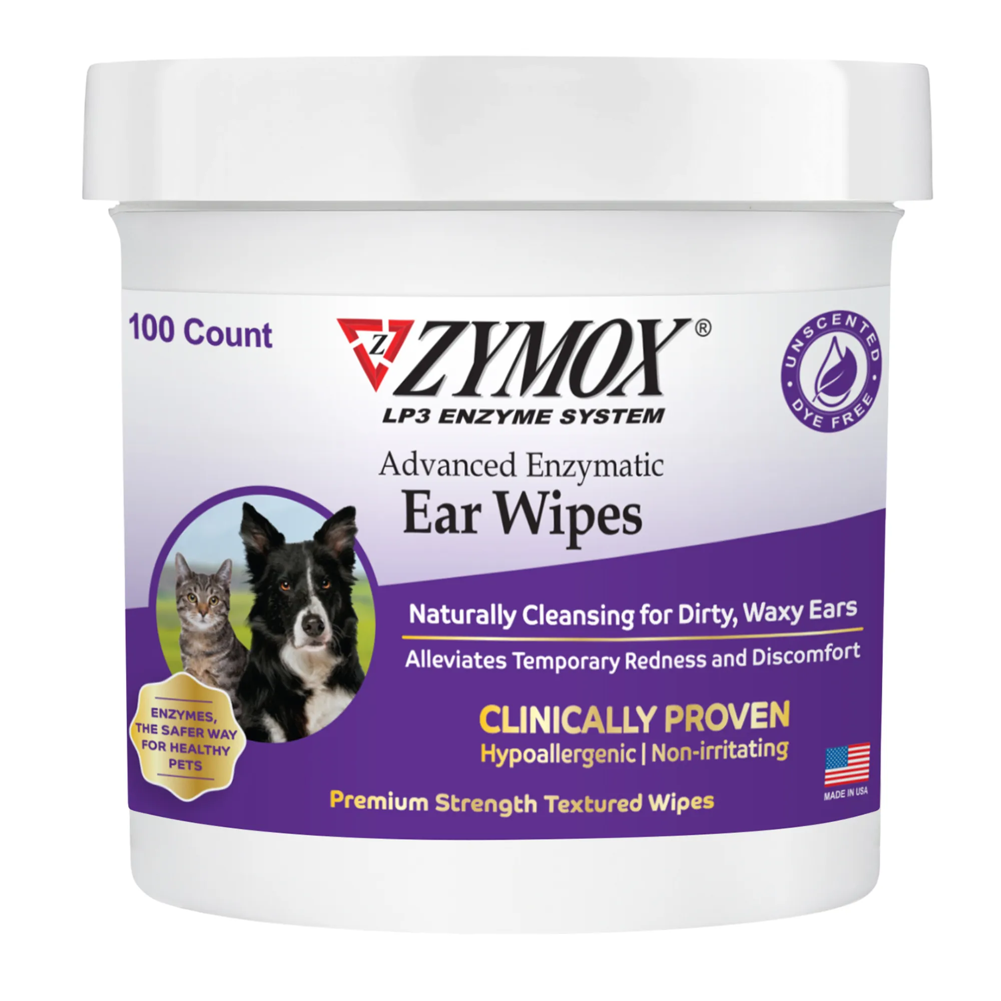 ZYMOX Advanced Enzymatic Ear Wipes