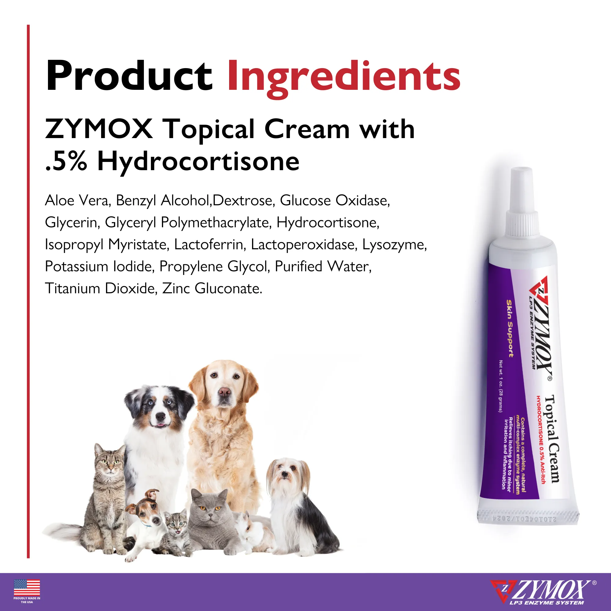 ZYMOX® Topical Cream with .5% Hydrocortisone