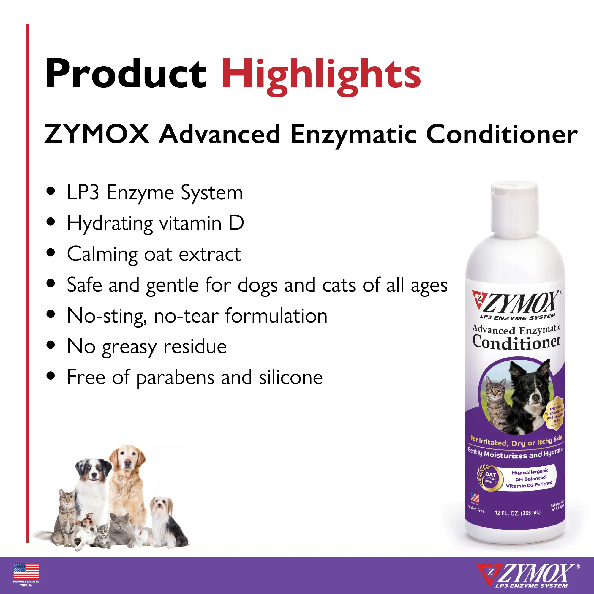 ZYMOX Advanced Enzymatic Conditioner - 12 oz