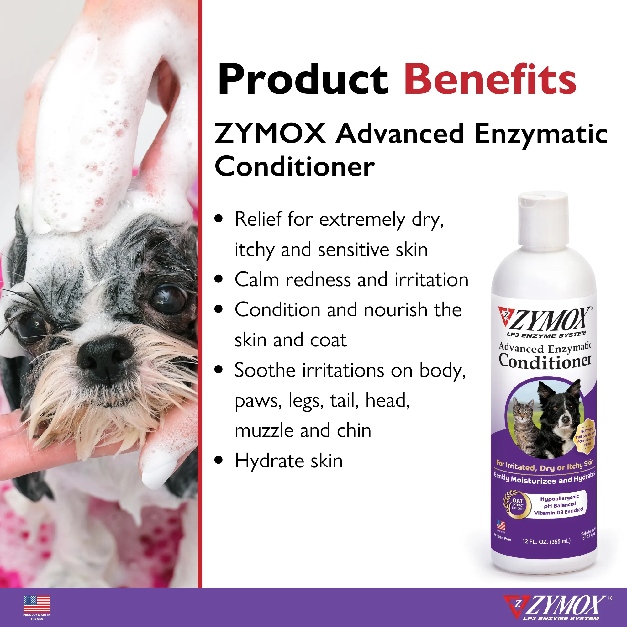 ZYMOX Advanced Enzymatic Conditioner - 12 oz