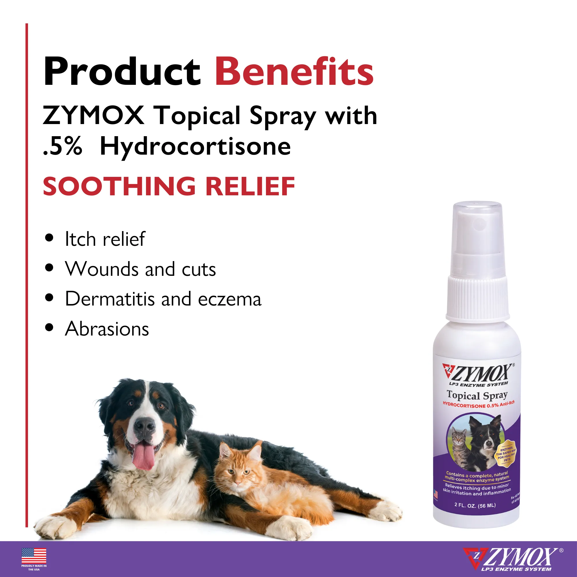 ZYMOX® Topical Spray with .5% Hydrocortisone
